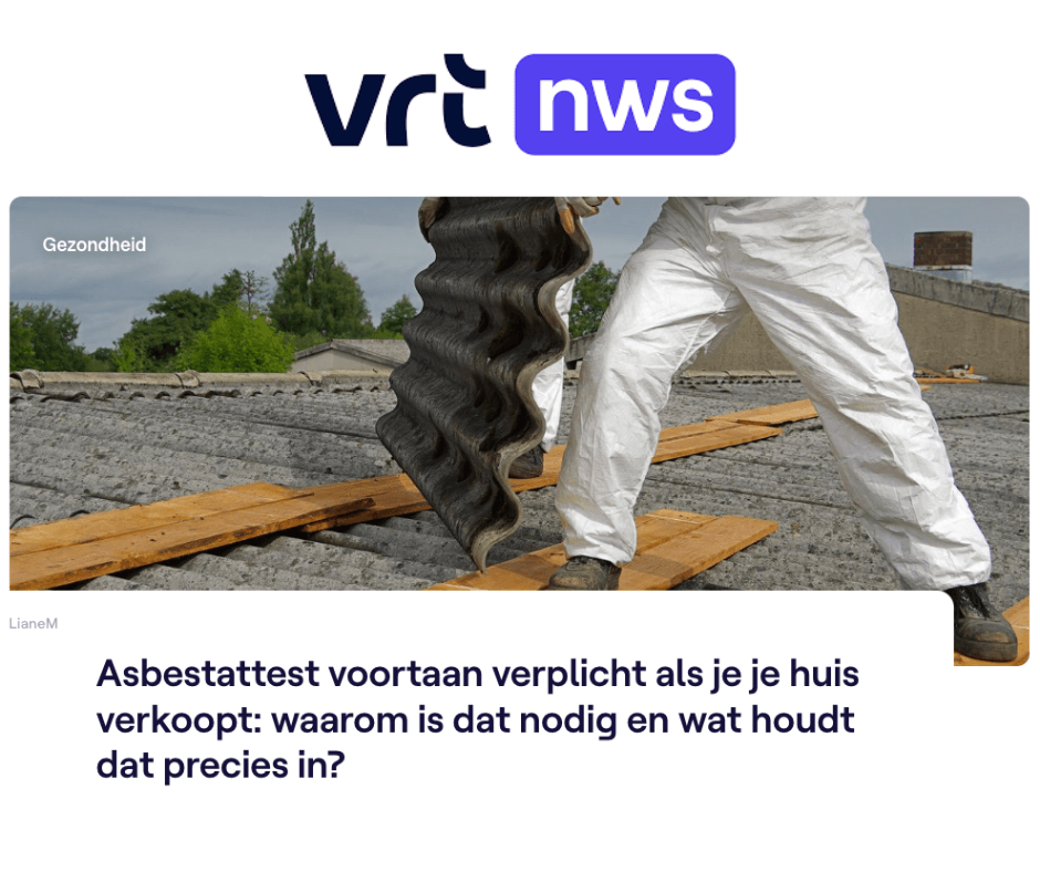 Vanaf vandaag  'asbestattest' verplicht bij de verkoop oudere woningen!