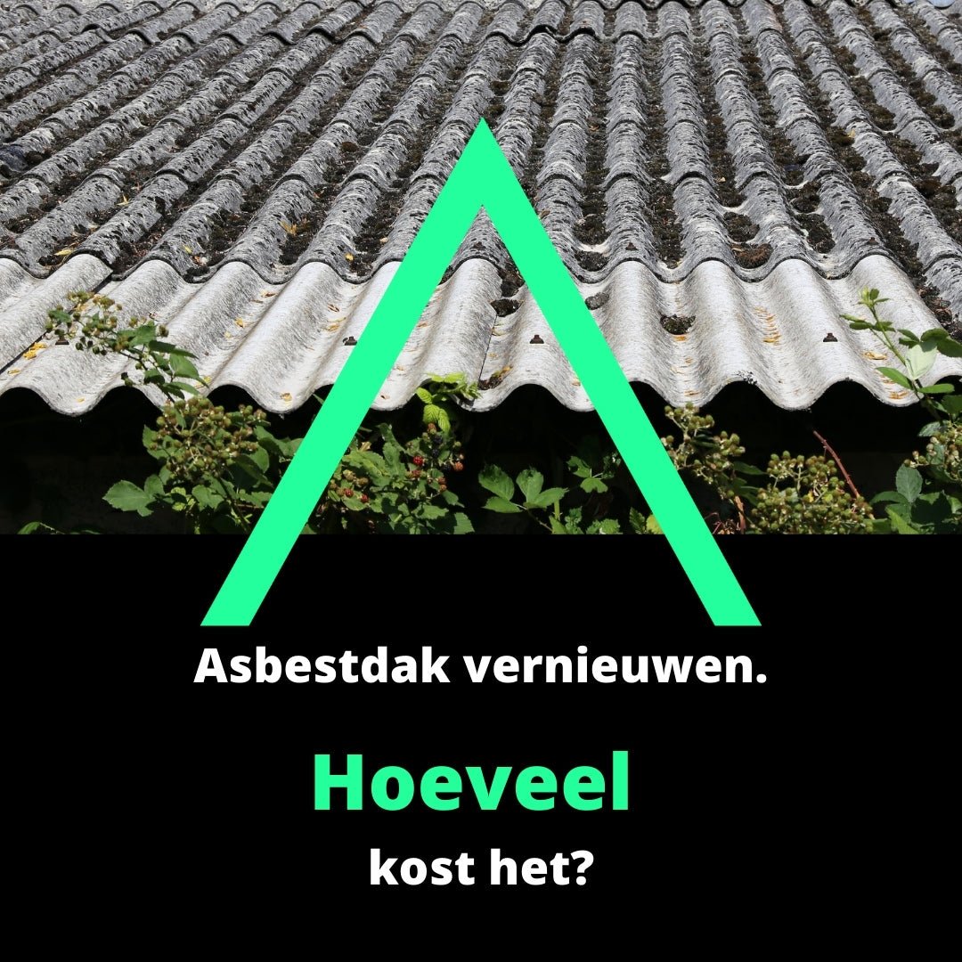 Hoeveel kost het om mijn asbestdak te vernieuwen?